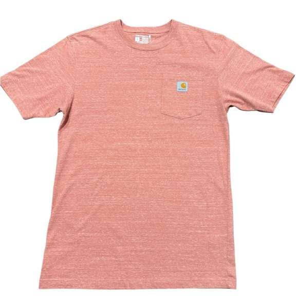 Carhartt Other - Carhartt Loose Fit Heavyweight Pocket T Shirt Men’s Size Small Orange Heather